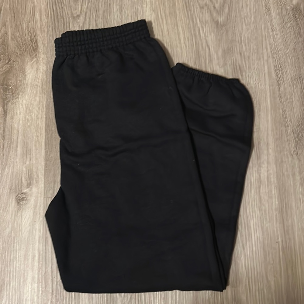 HANES Youth Medium Black Sweatpants